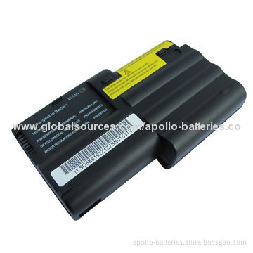 Professional manufacturer laptop battery, 6 cells, 10.8V, 4400mAh for IBM ThinkPad T30 Series